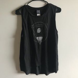 Moon graphic tank top